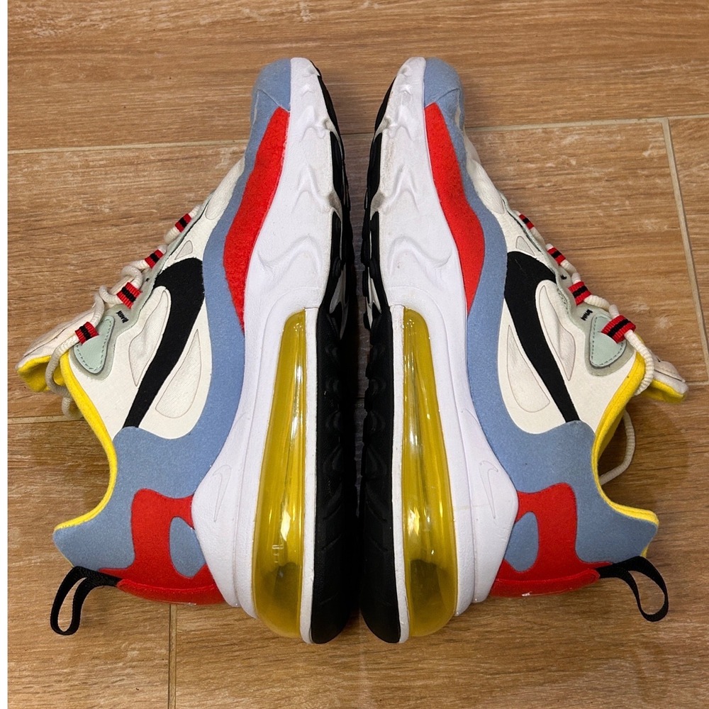 Nike Air Max 270 React Bauhaus Multi Color Sneakers Women's 8